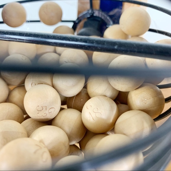 Accents Vintage Bingo Cage With Wooden Balls Poshmark